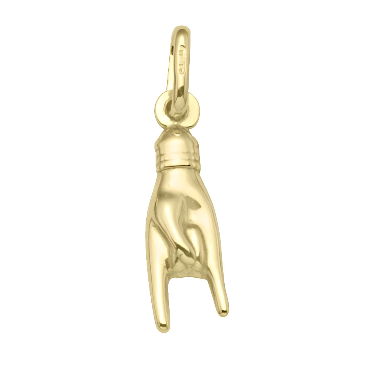 YELLOW GOLD HAND CHARM