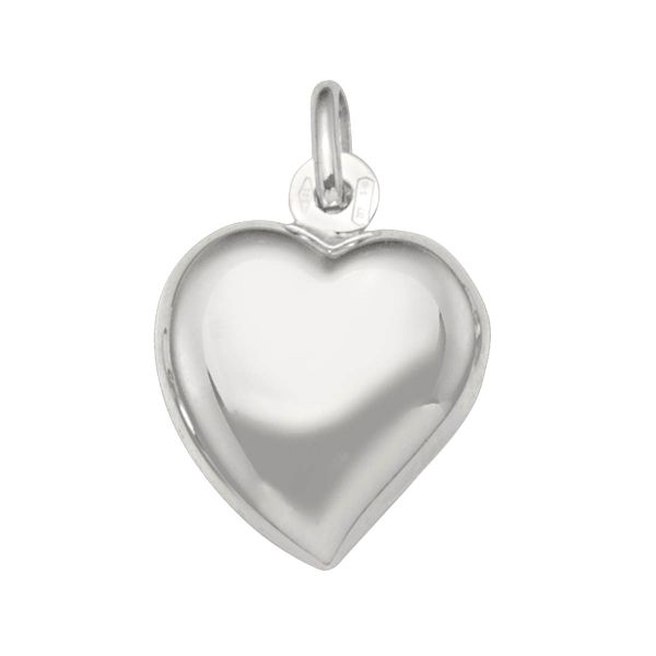 GOLD PUFFED HEART CHARM