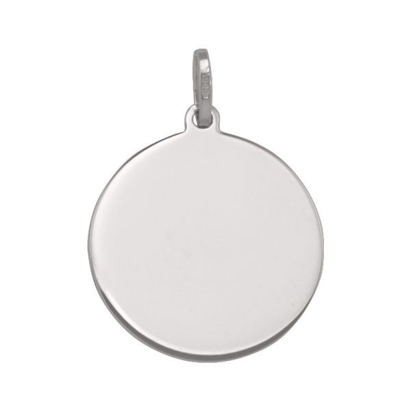 GOLD ROUND TAG PENDANT