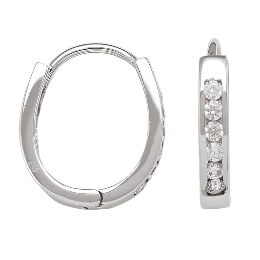 HUGGIE HOOP EARRING