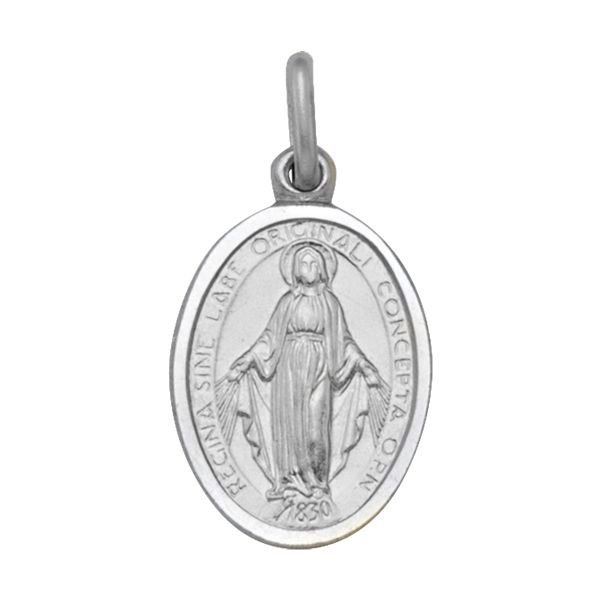 GOLD SOLID MIRACULOUS MEDAL