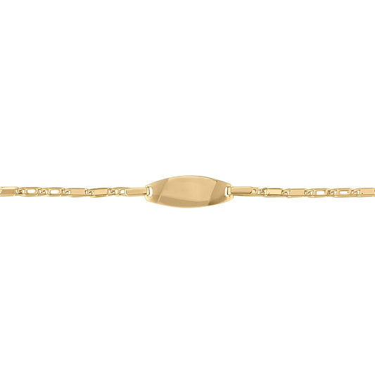 GOLD BABY ID BRACELET