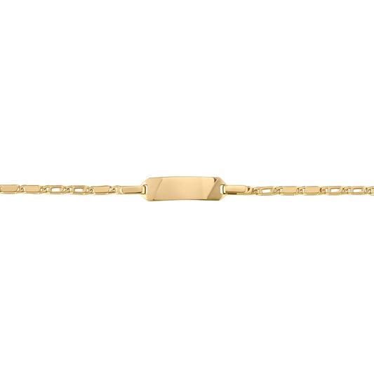 GOLD BABY ID BRACELET