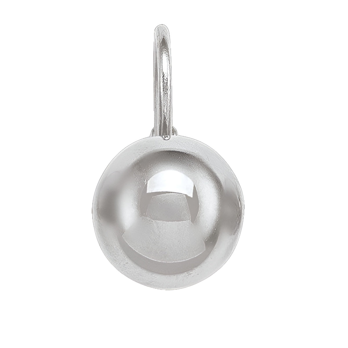 HIGH POLISH FRENCH BACK BALL EARRING