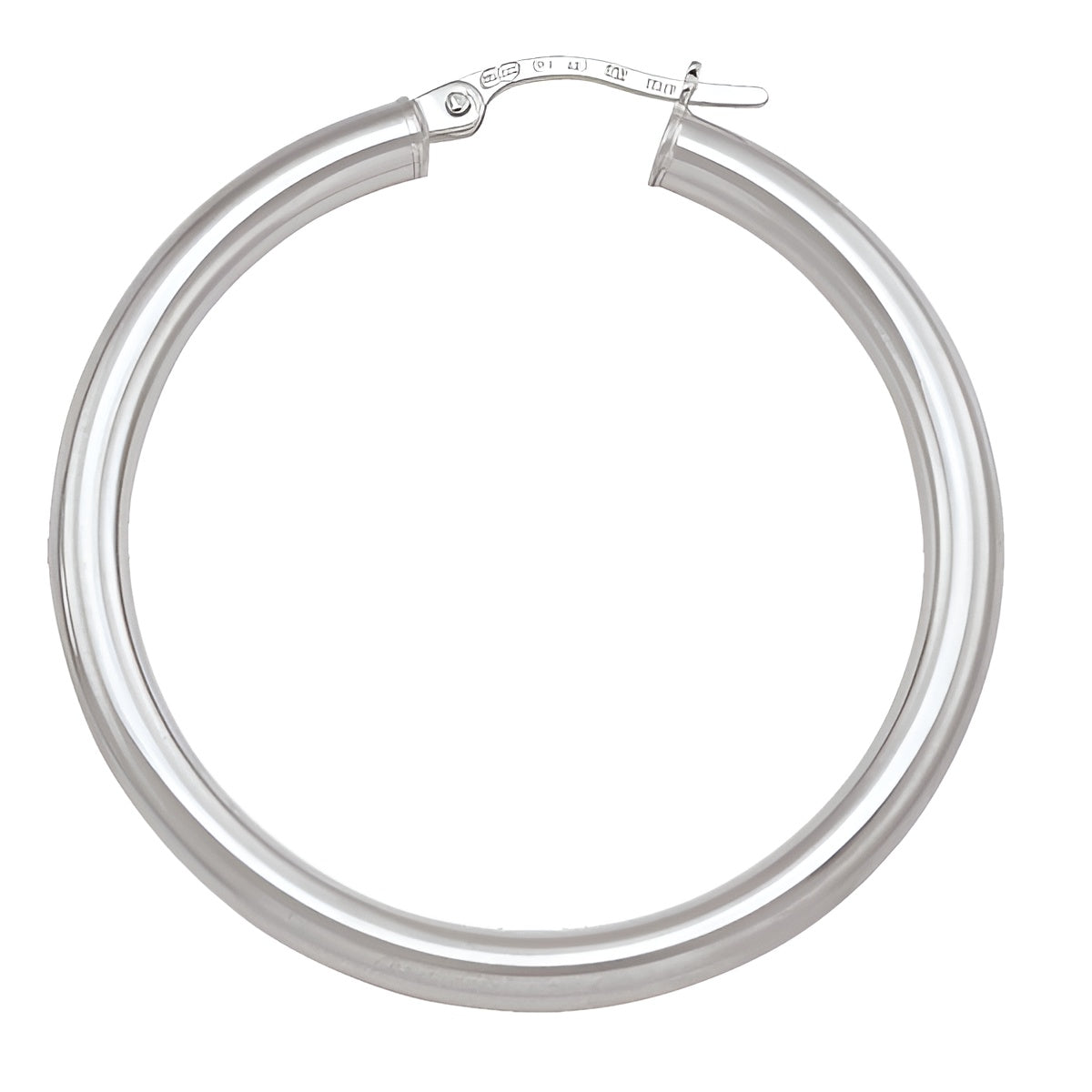 3MM TUBE HOOP EARRING