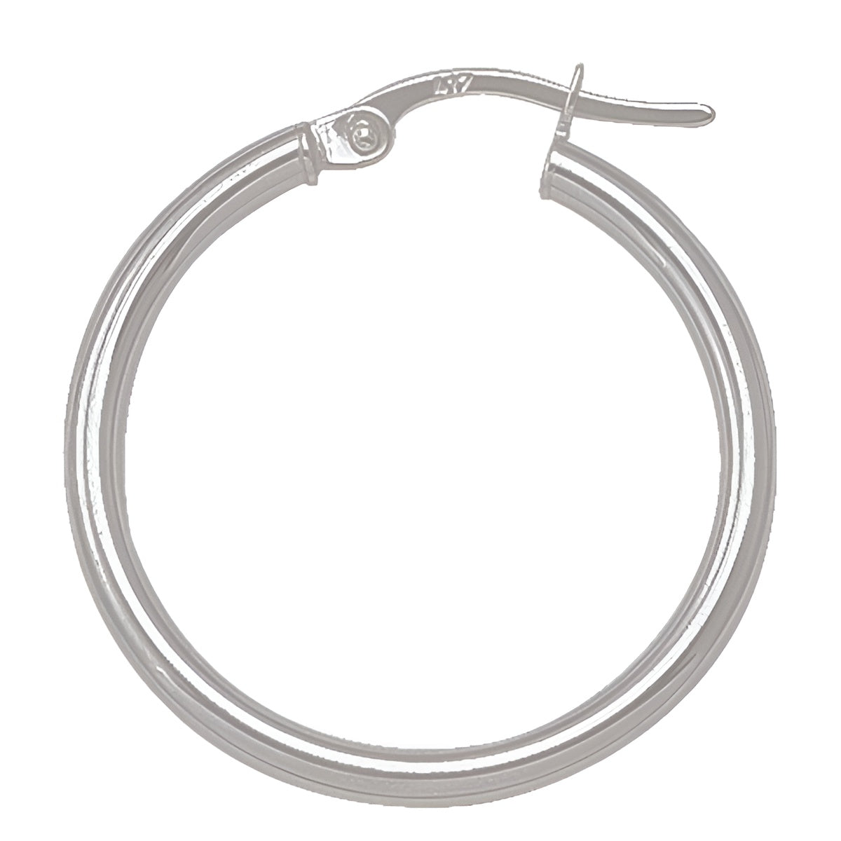 TUBE HOOP EARRING